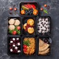 thumbnail image 4 of 50-Pack Meal Prep Containers Reusable To-Go Food Plastic Bento Boxes Storage Lunch Box, 4 of 7
