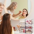 thumbnail image 5 of 10 Pack Clear Stackable Storage Drawers, 4.4'' Tall Acrylic Bathroom Makeup Organizer,Plastic Storage Bins For Vanity, Undersink, Kitchen Cabinets, Pantry, Home Organization, 5 of 10