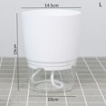 thumbnail image 1 of Brick Pattern Flowerpot Imitation Metal Plastic Flower Pot Square And Tall Type For Gardening Potted Plants Fu, 1 of 1