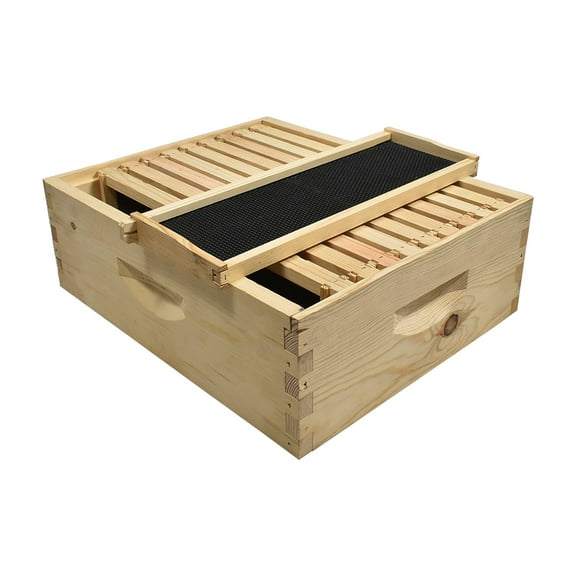 Goodland Bee Supply GL-E2-2SK 2 Bee Hive Frame Honey Extractor with 2 Complete Super Beehives