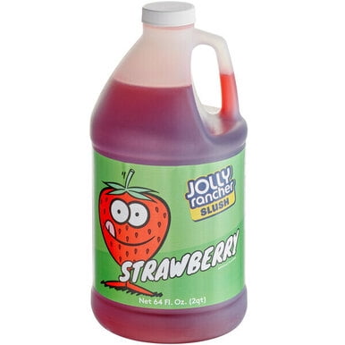 Jolly Rancher Strawberry Slushy Syrup 5:1 Bulk Food Service Concentrate-64 oz