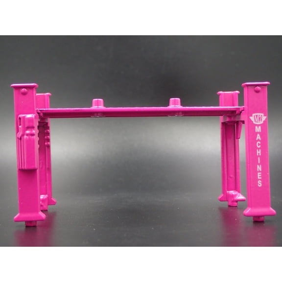 Open Box 1:64 SCALE AUTO SHOP MECHANIC GARAGE 4 POST CAR LIFT DIORAMA MODEL DIECAST PROP