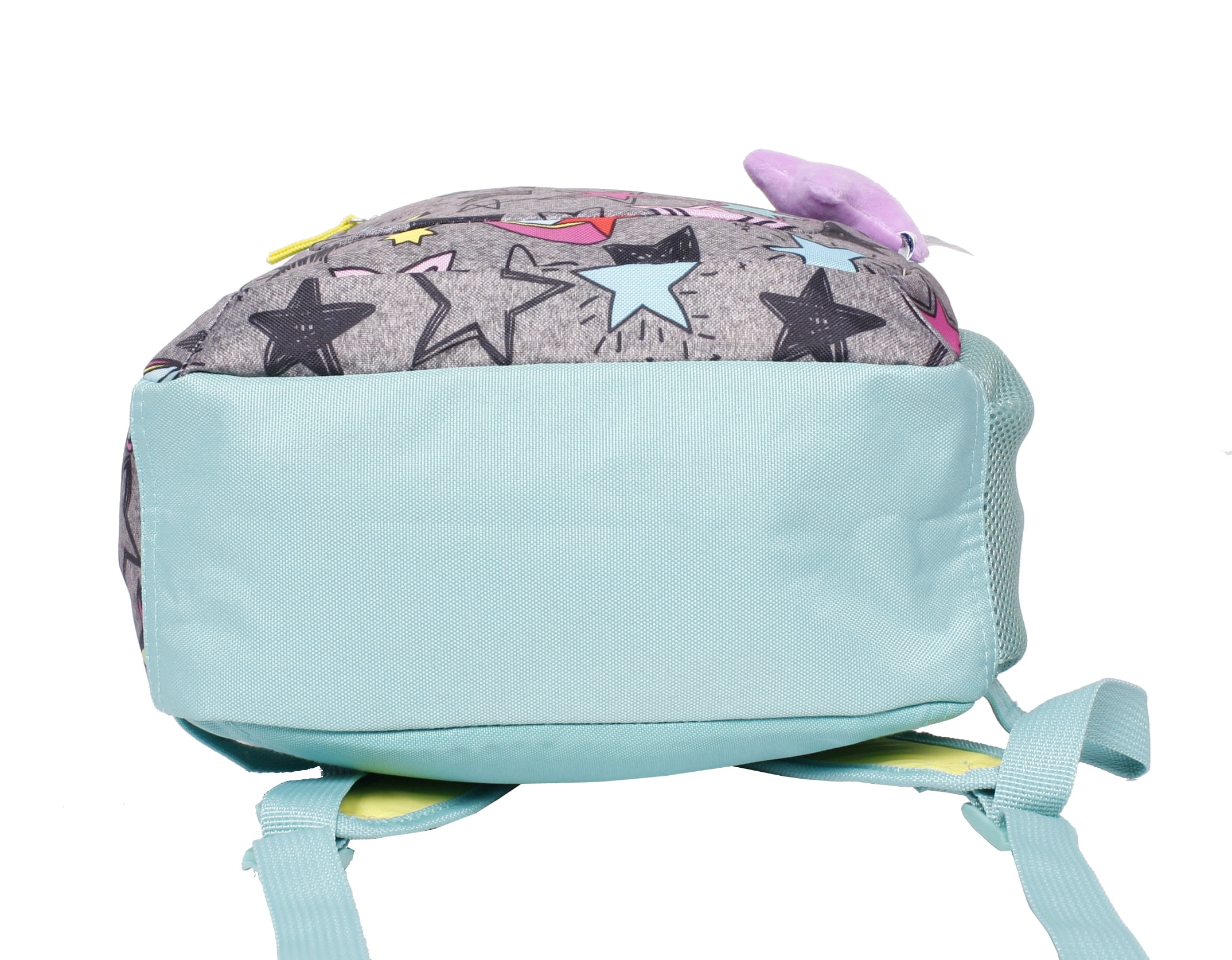 Crckt Kids Girls 16.5" School Backpack with Plush Dangle, Star Print