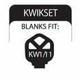 thumbnail image 3 of Llave en blanco Lucky Line CAT House KW1/11 B115K, 3 of 4