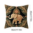 thumbnail image 3 of CaiYueKe Vintage Bohemian Elephants Series Pillow Cover Decorative Throw Pillowcase for Sofa Living Room Bedroom Home Decor Accent Cushion Polyester Fabric Soft Glossy Digital Print Modern Boho Chic, 3 of 7