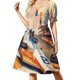 thumbnail image 2 of Vestido de manga corta estilo retro de Indy Racer, vestido de verano para mujer , vestido de moda para mujer, 2 of 7