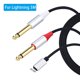 thumbnail image 2 of DQrwqpou Cable Audio A Doble 6 35 Mm Cable Adaptador 1/4 Pulg. Divisor en Y (para Lightning 3M), 2 of 9