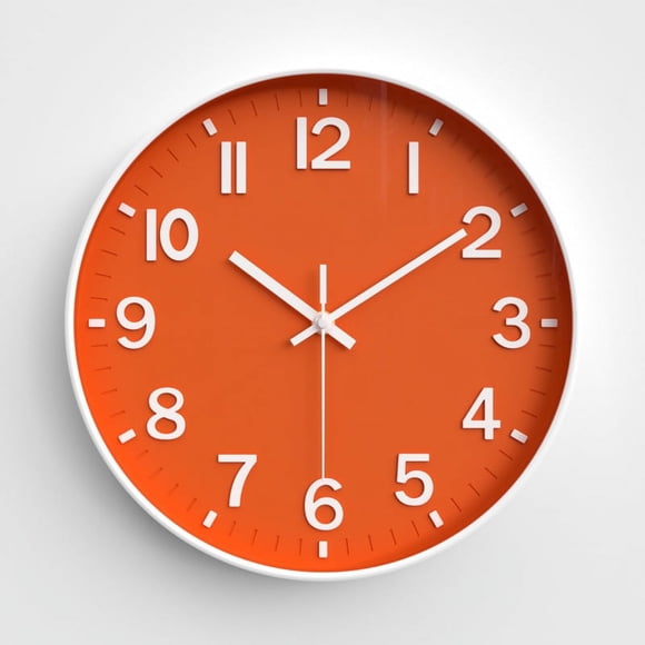 CozySound Reloj de Pared Silencioso sin Tictac de 12 Pulgadas para Hogar/cocina/oficina/aula/escuela Clocks