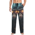 thumbnail image 3 of JSTEL Cyberpunk Monkey Men's Sleepwear Mens Pajama Pants Bottoms with Pockets, M, 3 of 6