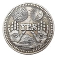 thumbnail image 3 of Tholdsy Moneda de decisión de predicción gótica, monedas conmemorativas pequeñas, recuerdo de arte portátil ligero, moneda decorativa Juguetes, 3 of 6