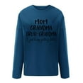 thumbnail image 3 of Sweatshirt Hoodies For Women Long Sleeve Crew Neck Winter Fall Round Neck English Mom Grandma Great Grandma I Just Keep Getting Better Printed Top Hoodie Casual Tops, 3 of 3