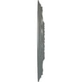 thumbnail image 4 of Ekena Millwork 11 3/4"OD x 3 5/8"ID x 1"P Blackthorn Ceiling Medallion (Fits Canopies up to 4 7/8"), Hand-Painted Platinum, 4 of 7