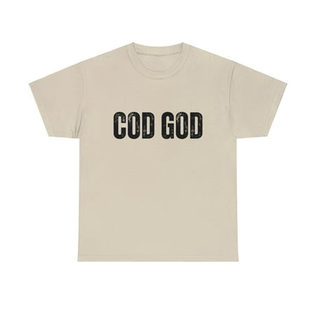 COD GOD Unisex Heavy Cotton Tee, Call of Duty T-Shirt, COD Shirt