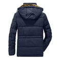 thumbnail image 3 of Black Friday Deals Men Winter Warm Thickened Plus Size Windproof Cotton Padded Coat, 3 of 4