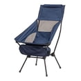 thumbnail image 5 of Colaxi Camping Chair Telescopic Seat Compact Accessories Swing Chair Portable Moon Chair for Cycling Travel Backpacking Blue, 5 of 9