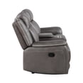 thumbnail image 4 of New Classic Furniture Enzo Polyester Fabric Loveseat with Dual Recliners in Gray, 4 of 10