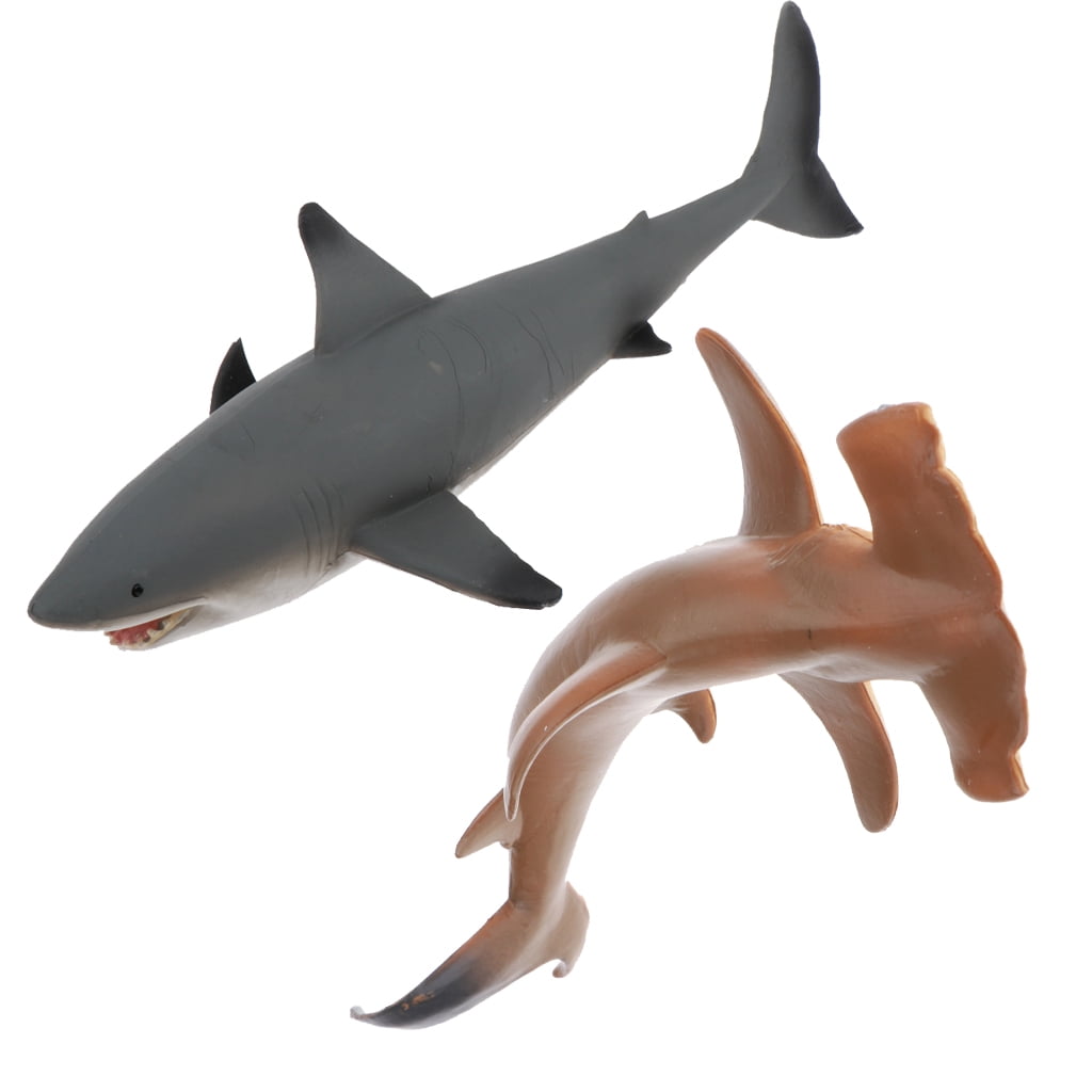 Realistic Detail Hammerhead Hammer Head Shark Sea Life Plastic PVC Figure 