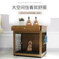 Indoor Home Living Room Bedroom Office Dog Crate Kennel with 2 Drawers