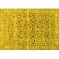 thumbnail image 1 of Ahgly Company Machine Washable Indoor Rectangle Persian Yellow Traditional Area Rugs, 3' x 5', 1 of 4