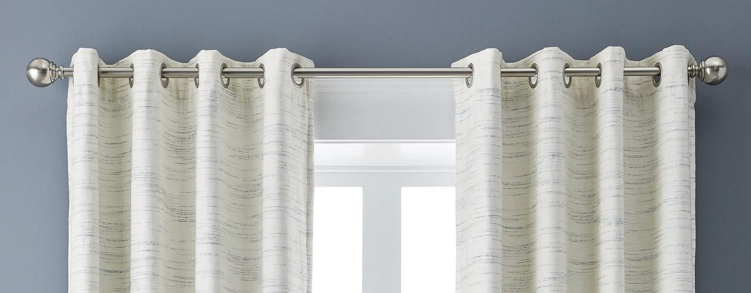 Better Homes & Gardens, Aqua Stripe Blackout Curtain Panel, 53" x 95", 1 Pack