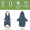 thumbnail image 3 of Uemuo Winter Blue Forest Deer for Winter Dog Hoodie Sweatshirts with Pockets Warm Dog Clothes for Small Dogs Chihuahua-X-Small, 3 of 8