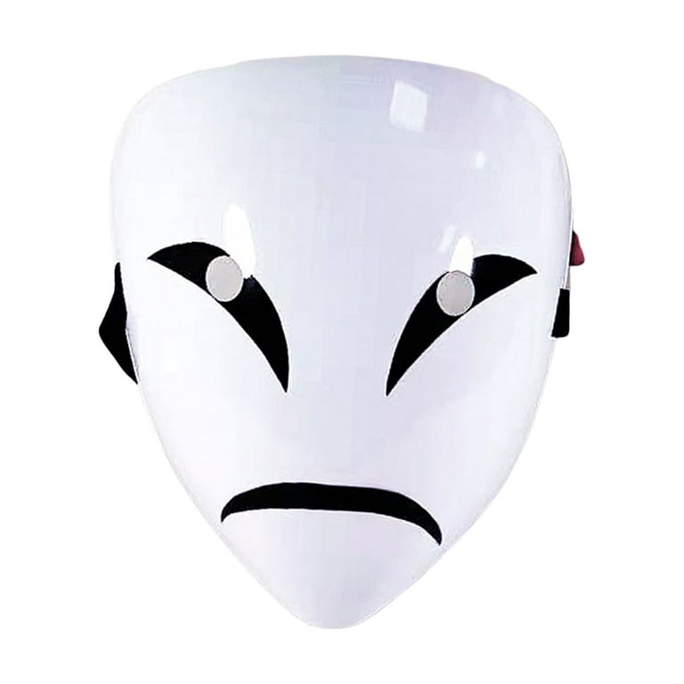 Adjustable Mask Adults Japanese Anime Black Bullet Hiruko White Visible  Helmet Cosplay Costume Props Halloween Gifts Collection