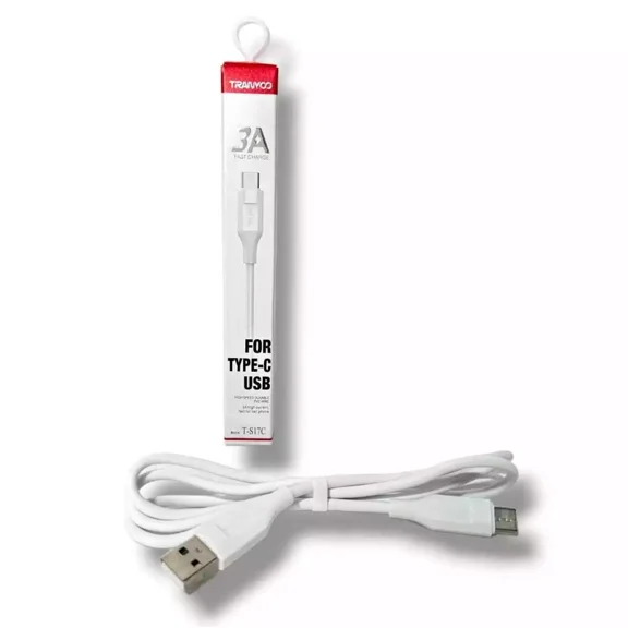 TRANYOO USB TO TYPE C Fast Charging Charger Cable 1M 3A T-S17C