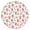 White Cow Strawberry, variant on Gray Cow Grass Pattern Round Fitted Tablecloth with Elastic Edge,Dining Table Cover Waterproof,Outdoor Round Tablecloth for Camping,Dining,Indoor and Outdoor