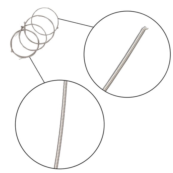 Strings,Round Wound Steel Wound Steel Core(1.14-2.67) Set Nickel Round Nickel Round Wound Dsfen Mewmewcat Buzhi Huiop