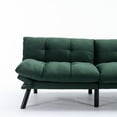 thumbnail image 6 of Emerald twin - sized folding convertible sofa bed with adjustable backrest and soft cover fits small apartment primary living space well, 6 of 6