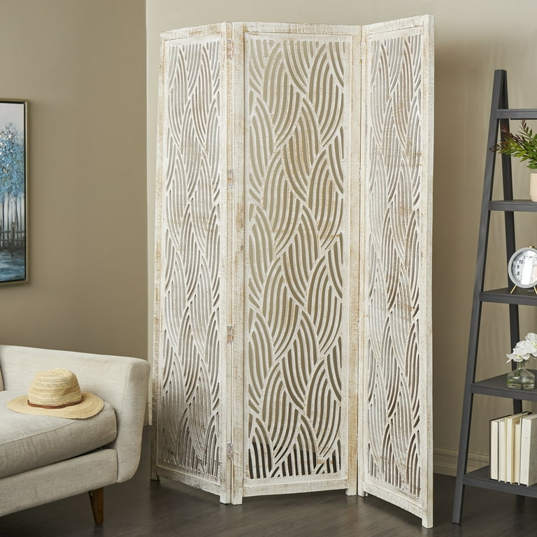 Three Panel Reversible Irish Art Room Divider Screen