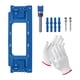 thumbnail image 1 of Kit de instalación de bisagras Accesorios fáciles de usar Plantilla de enrutador de bisagra de puerta Azul, 1 of 9