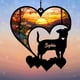 thumbnail image 2 of Xchenda cuelga un monumento personalizado con nombre, regalo de recuerdo para la pérdida de un perro, adorno conmemorativo para la pérdida de un perro, regalo de condolencias., 2 of 8