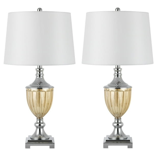 Cal Lighting Bo 2707tb 2 Pack Of 2 Derby 2 Light 28 5 Tall Vase Table Lamps Walmart Com Walmart Com