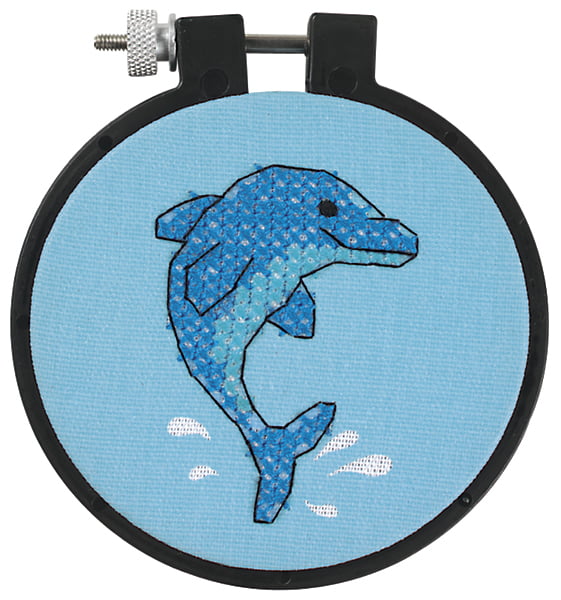Cross Stitch Kit Dolphins