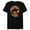 Black, variant on Kingdom of the Planet of the Apes Logo and Noa with Eagle- Short Sleeve Blended T-Shirt for Adults - Customized-Denim Snow Heather