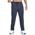 thumbnail image 5 of Lumtrix Mens Workout Pants Stretch Hiking Pants with Zipper Pockets Quick Dry Gym Casual Travel Pant Elastic Athletic Joggers Dark Blue 3XL, 5 of 5