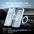 thumbnail image 3 of KOMI Magnetic for iPhone 16 Case, Compatible with MagSafe, [Full Camera Protection][2 Screen Protectors] Silicone Shockproof Protective Phone Case for iPhone 16 6.1", Light Blue, 3 of 9