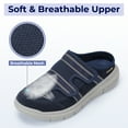 thumbnail image 5 of FitVille Men's Wide Toe Box Diabetic Slipper with Arch Support Comfortable Slipper for Men, 5 of 6