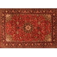 thumbnail image 1 of Ahgly Company Indoor Rectangle Medallion Orange Traditional Area Rugs, 6' x 9', 1 of 1