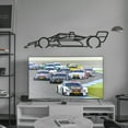 thumbnail image 3 of LaModaHome Indy Car 2022 Metal Silhouette Wall Art, 3 of 5
