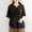 Black, variant on Njoeus Women's Comfy Cotton Embroidered Shirts Causal V-Neck Summer Tunic Tops Lightweight Blouses M-3XL