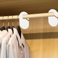 thumbnail image 1 of OFFIGAM 10Pcs Plastic Closet Dividers White Writable Labels Easy Install for Closet Rod Organization, 1 of 7