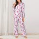 thumbnail image 2 of Fotbe Seahorse and Starfish Conjunto de Pijama de Manga Larga para Mujer con Estampado, Ropa de Dormir de 2 Piezas, Conjunto de Casa Suave y Cómodo con Bolsillos-XX-Large, 2 of 7