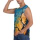 thumbnail image 3 of Fotbe Abstract Night Sky Tree Men's Camiseta sin Mangas Estampada para Hombres, Playera Casual para Gimnasio, Entrenamiento, Playa-3X-Large, 3 of 7