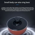 thumbnail image 5 of OEFNTAC C5 Metal Bluetooth Speaker Speakers Bluetooth Wireless Portable Wireless Speaker Ring Wireless Mini Aluminum Alloy Heavy Bass Gift, 5 of 7