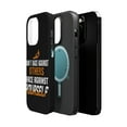 thumbnail image 2 of DistinctInk MagSafe Tough Case for Apple iPhone 15 Pro (6.1" Screen) - Don't Race Against Others Race Against Self - Lightweight Grip, 2 of 6