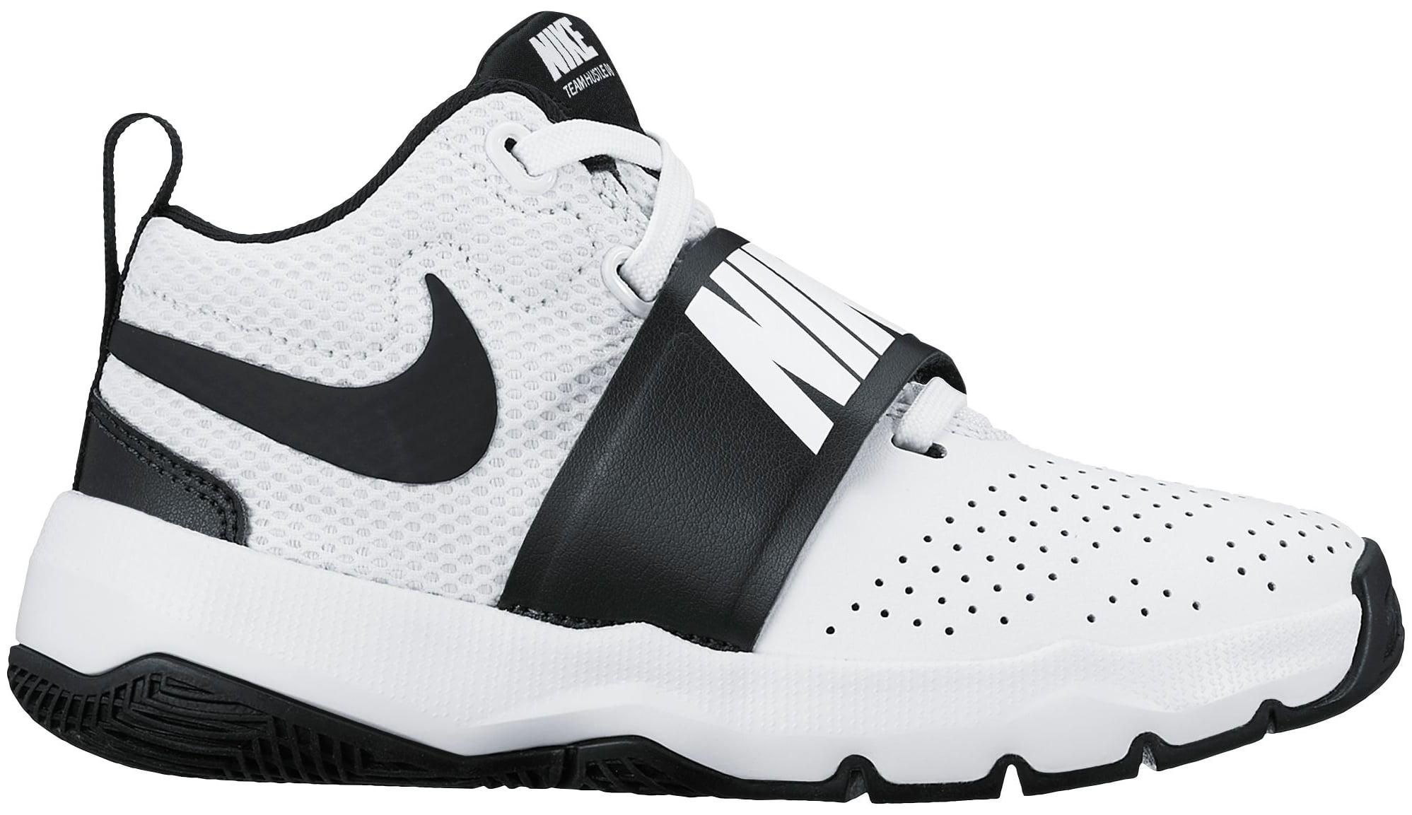 mager geweer onbekend Nike Kids' Preschool Team Hustle D 8 Basketball Shoes (White/Black, 2) -  Walmart.com