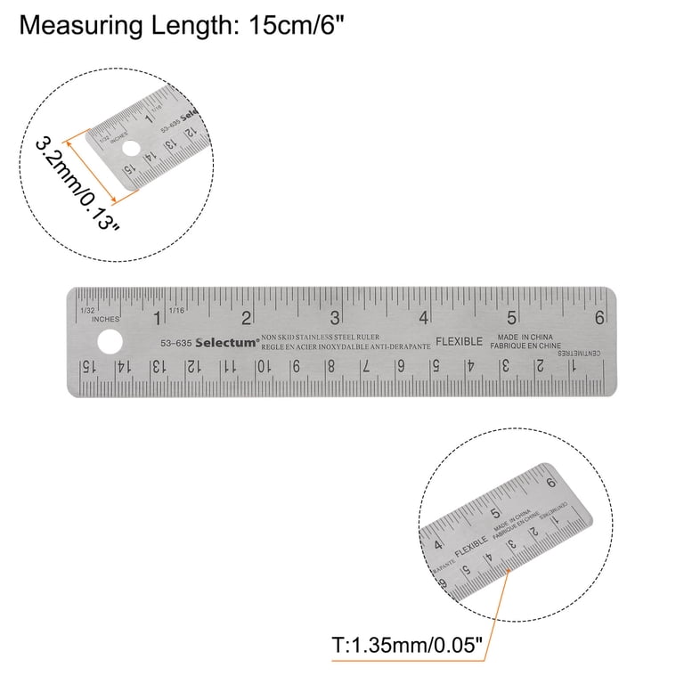 Model making tool Double-sided stainless steel Straight ruler Special