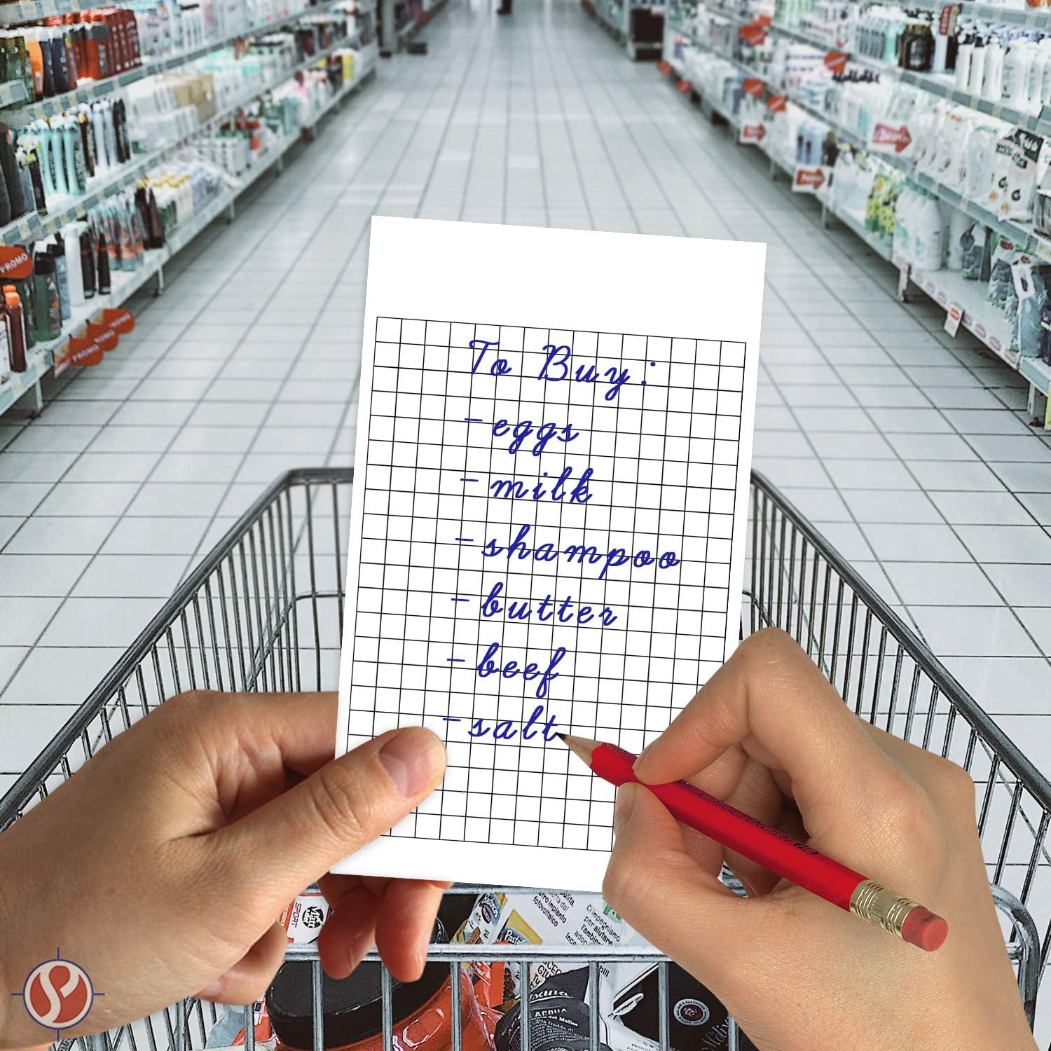 White Grid Vertical Index Cards, 3” X 5” Inches